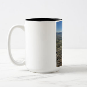 2 Couleurs Magnifique tasse de café bicolore au paysage natur