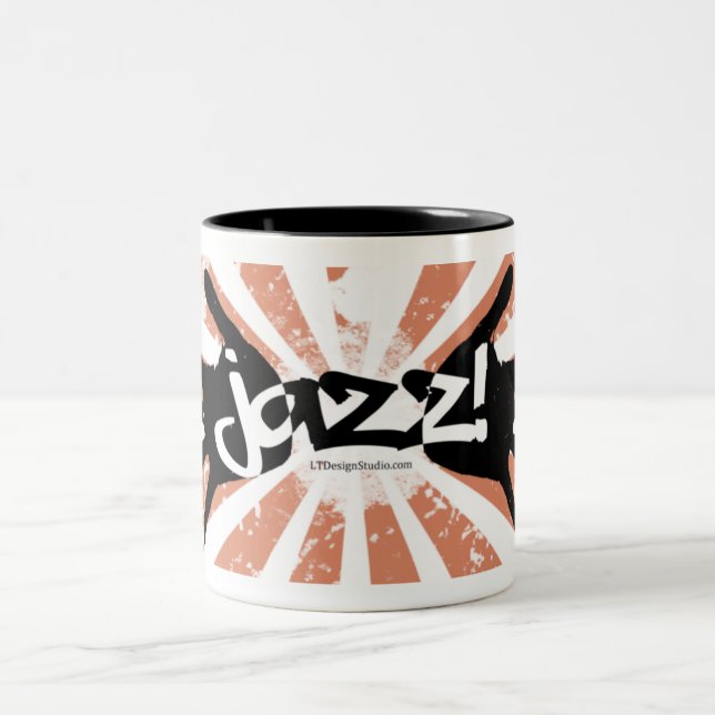 2 Couleurs Mains de jazz - tasse (Centre)