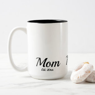 2 Couleurs Maman a fondé un nouveau cadeau pour maman Tasse à