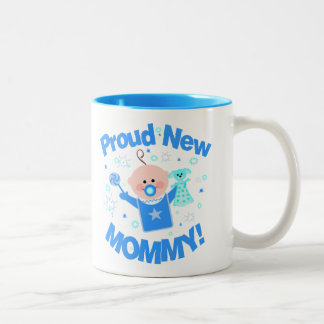 2 Couleurs Maman de première fois de tasse de café de bébé