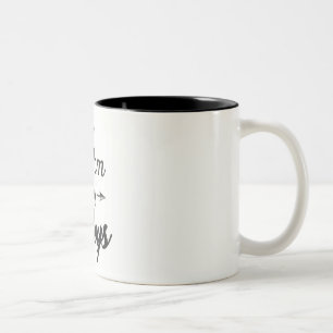 2 Couleurs Maman de tasse de café à deux tons de garçons