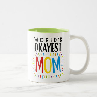 2 Couleurs MAMAN d'Okayest du monde - tasse de café de thé