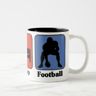 2 Couleurs Mangez la tasse du football de sommeil