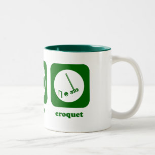 2 Couleurs Mangez. Sommeil. Croquet. Tasse