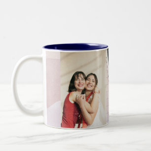 2 Couleurs Meilleure amie pour toujours Tasse à café rose mig
