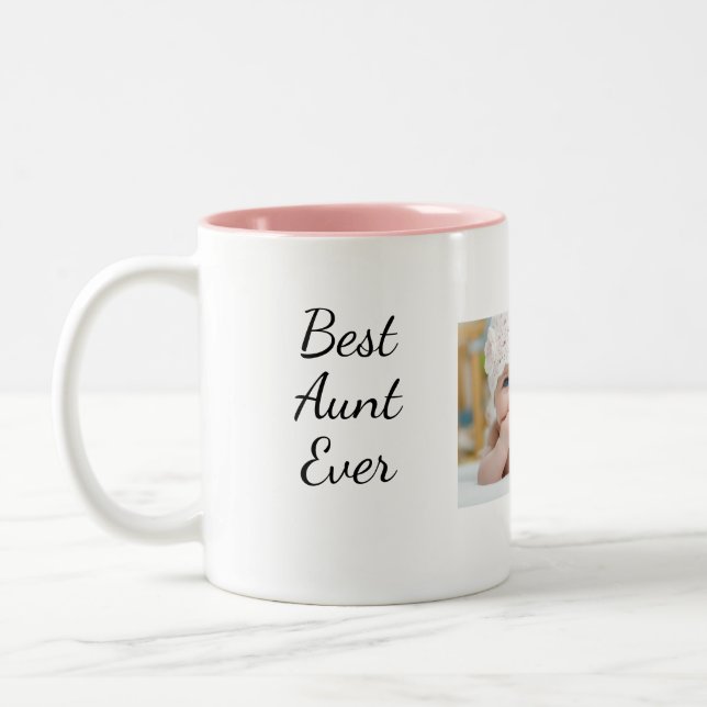 2 Couleurs Meilleure tasse de tante (relative) (Gauche)