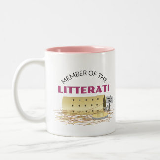 2 Couleurs "Membre tasse de chasse à grange de Litterati"