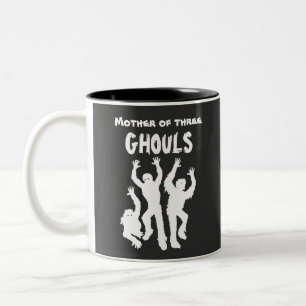 2 Couleurs Mère de trois goules tasse de café drôle d'Hallowe