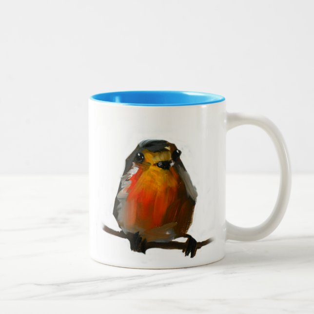 2 Couleurs merle sur la tasse de branche avec le (Droit)