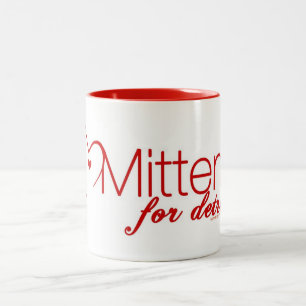 2 Couleurs Mitaines pour la tasse de café de logo de Detroit