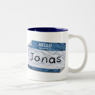 2 Couleurs mon nom est tasse de Jonas