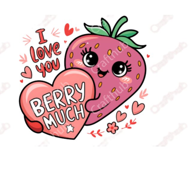 2 Couleurs Mugueuse tasse de la Saint-Valentin fraise d'amour (strawberry valentine love mug)