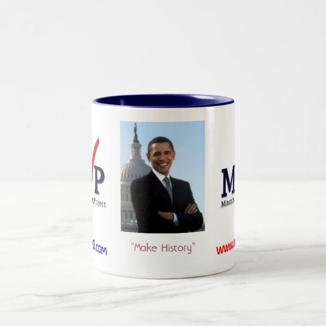 2 Couleurs MVP - Tasse de Barack Obama (Centre)
