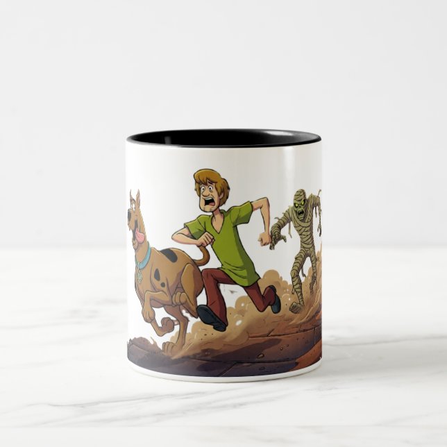 2 Couleurs Mystère de la Tombe Antique Tasse Scooby (Centre)