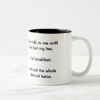 "Ne me parlez pas" la tasse