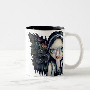 2 Couleurs "Ne parlez aucune tasse de mal" et "de main