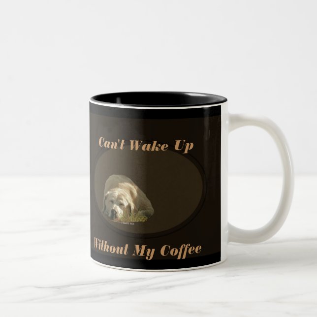 2 Couleurs Ne peut pas réveiller la tasse (Droit)
