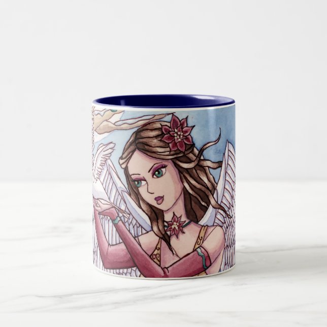 2 Couleurs Neva - tasse d'ange de Noël (Centre)