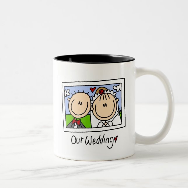 2 Couleurs Notre tasse de mariage (Droit)