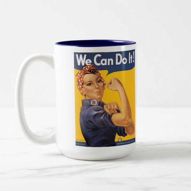 2 Couleurs Nous pouvons le faire - tasse (Gauche)