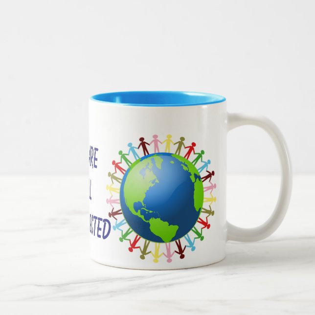 2 Couleurs Nous sommes tous tasse reliée (Droit)