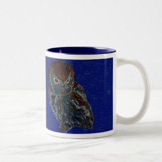 2 Couleurs Nuit étoilée de tasse de hibou