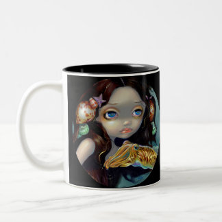 2 Couleurs "Nymphe avec la tasse d'une seiche"