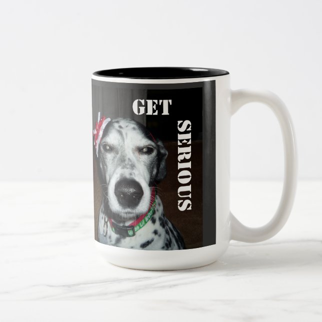 2 Couleurs Obtenez la tasse sérieuse (Droit)