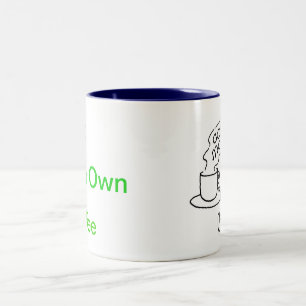 2 Couleurs Obtenez votre propre tasse de café