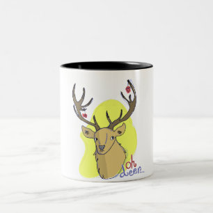 2 Couleurs oh tasse de cerfs communs…