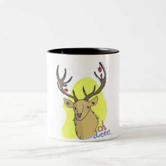 2 Couleurs oh tasse de cerfs communs…