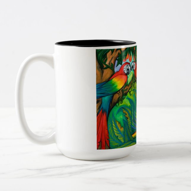 2 Couleurs Oiseaux de tasse de paradis (Gauche)
