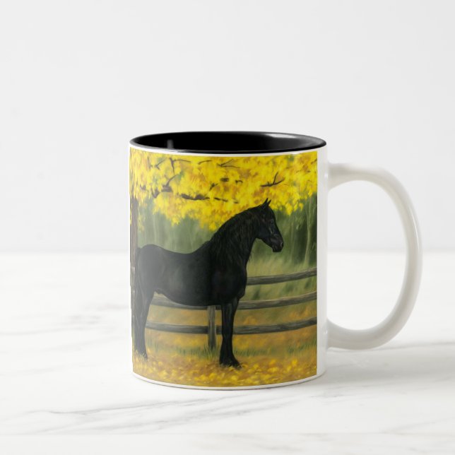 2 Couleurs Or noir - tasse (Droit)