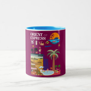 2 Couleurs Orient Express Tasse blanche classique, 325 ml