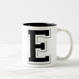 2 Couleurs Orthographiez-le tasse de café noir de la lettre
