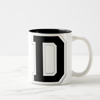 2 Couleurs Orthographiez-le tasse de café noir de la lettre