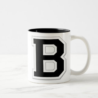 2 Couleurs Orthographiez-le tasse de café noir de la lettre