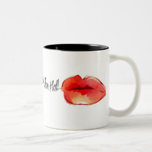 2 Couleurs Ouf je suis chaud ! Tasse