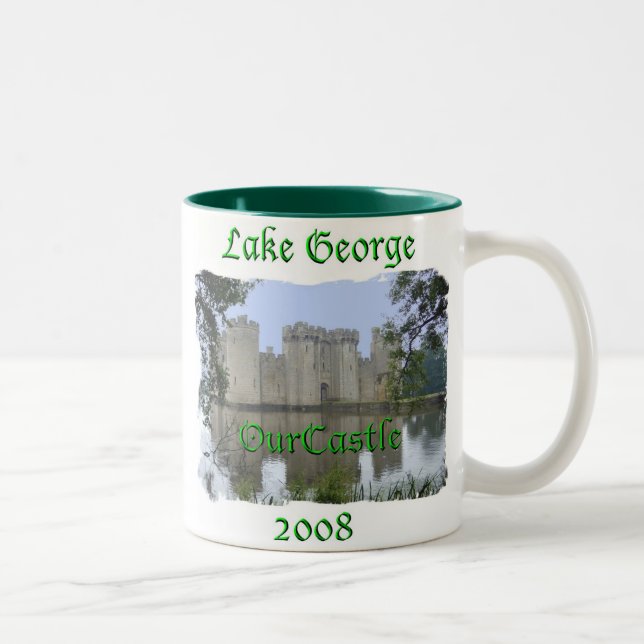 2 Couleurs OurCastle tasse de George de lac 15 oz (Droit)