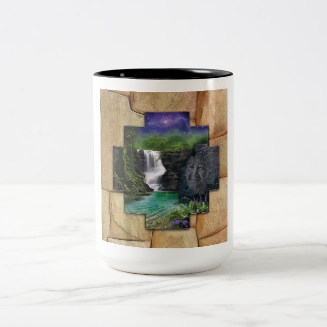 2 Couleurs Pachamama - Tasse à café (Centre)
