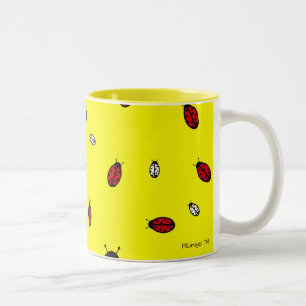 2 Couleurs Petite tasse de coccinelles
