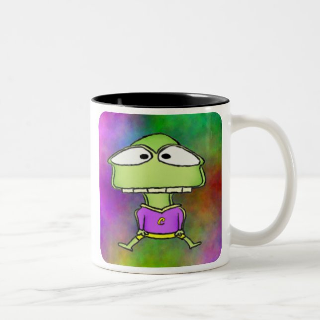 2 Couleurs Petite tasse de monstre (Droit)