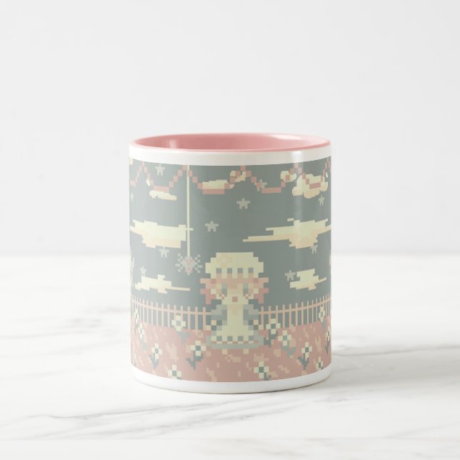 2 Couleurs peu de tasse de muffet de coup manqué (Centre)
