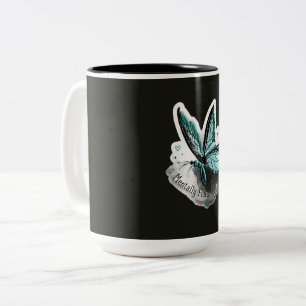 2 Couleurs Phrase autocollante sur une tasse de café mignonne