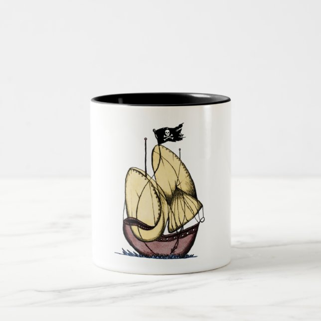 2 Couleurs Pirates de Tasse (Centre)