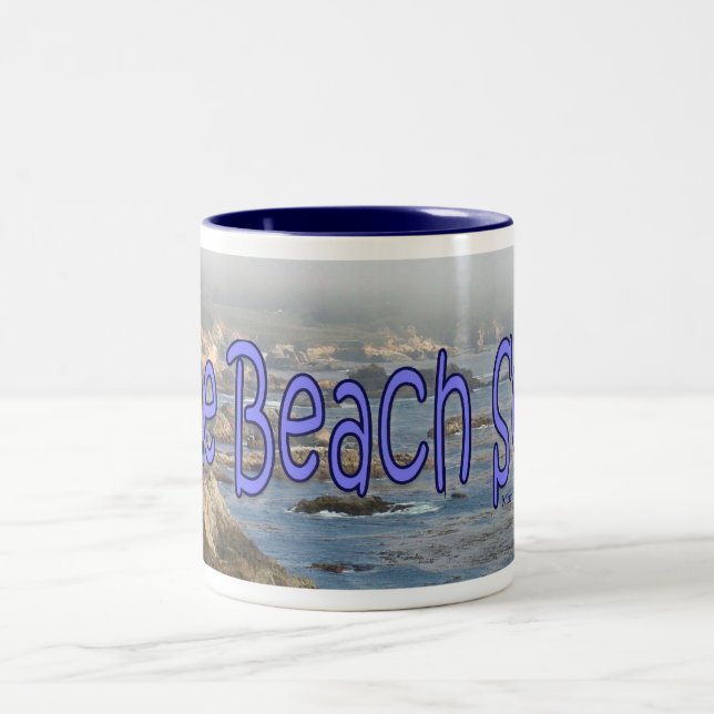 2 Couleurs Plage bleue Song™ - tasse (Centre)