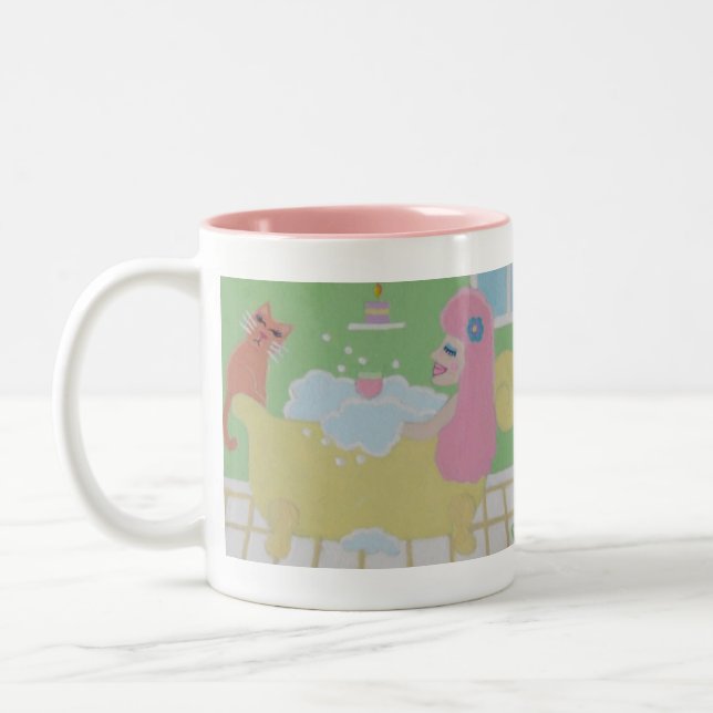 2 Couleurs Plaisirs simples de tasse de la vie (Gauche)