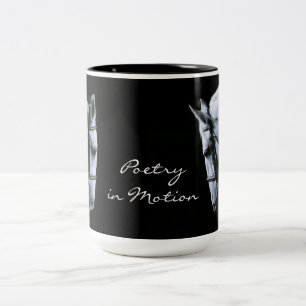 2 Couleurs Poésie dans la tasse de mouvement