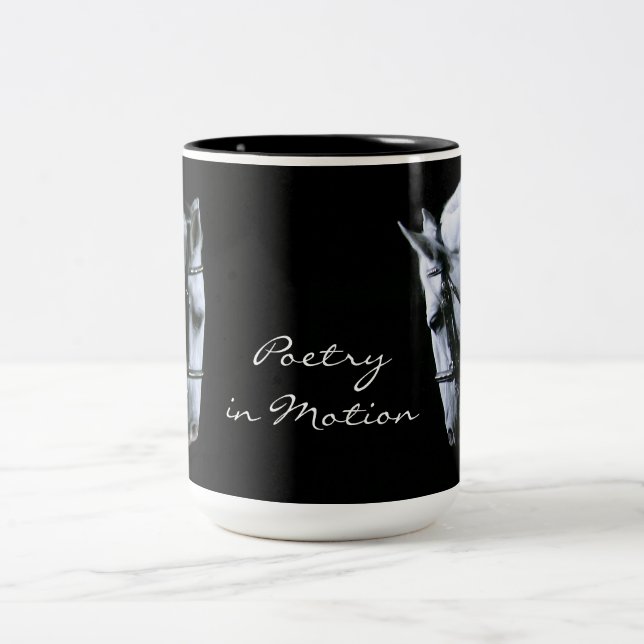 2 Couleurs Poésie dans la tasse de mouvement (Centre)