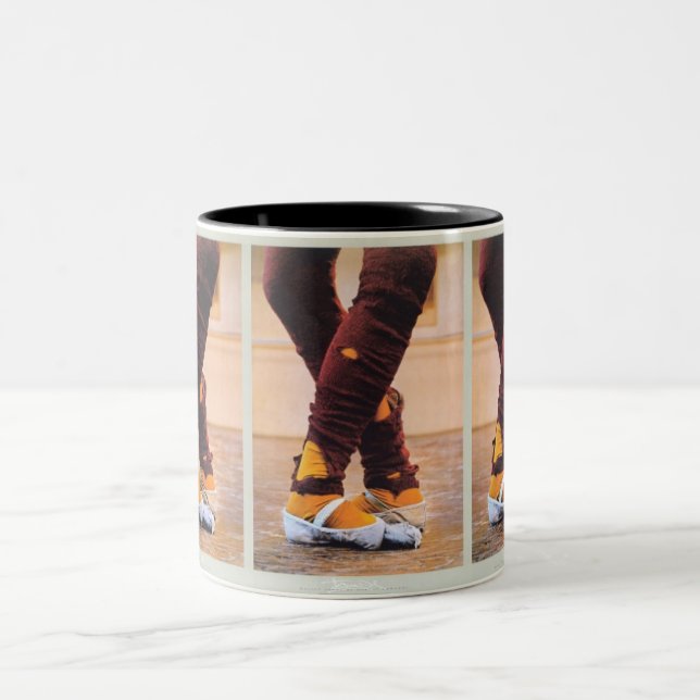 2 Couleurs Poignée de dos de tasse de ballet (Centre)